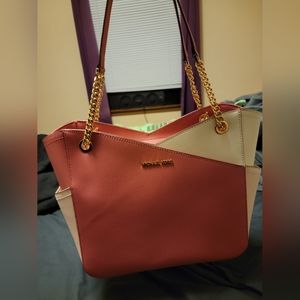 Pink Michael Kors Shoulder Bag